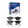 thumbnail image 6 of Detroit Axle - Front Brake Kit for 2003-2005 Audi Allroad Quattro, Drilled & Slotted Disc Brake Rotors Ceramic Brake Pads Replacement: 12.64 inch Rotor, 6 of 7
