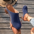 thumbnail image 5 of Women's Block Heels Clog Orthopedic Shoes Stylish Closed Toe Dressy Casual Slip On Sandal No Back Straps Mule Pumps Clogs, 5 of 5