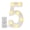 5, variant on LED Letter Lights- Alphabet Marquee Letters Sign LED Marquee Number Lights Sign With Remote Warm White.