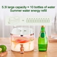 thumbnail image 2 of Botella de agua doméstica de gran capacidad (blanco elegante), 2 of 5