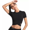 thumbnail image 2 of Crop Top Playera Blusa Deportiva Casual Playa Cru 122181 Am7, 2 of 8