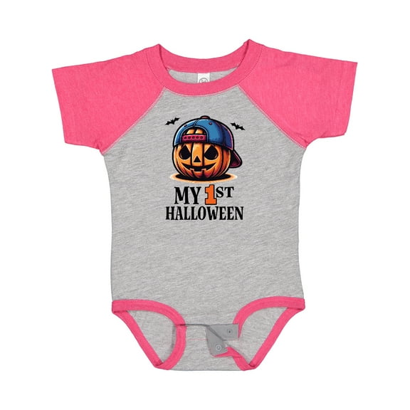 Inktastic My 1st Halloween Boys Pumpkin Boys Baby Bodysuit