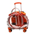 thumbnail image 1 of Cat Trolley Case Carrier Bag, Pet Bubble Bag Box para gatos pequeños Bunny, Naranja Yuyangstore Caja de la carretilla, 1 of 8