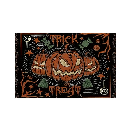 

Hot Sale! Ghost Cat Halloween Meal Mat Set Of 4 Seasonal Autumn Table Mat