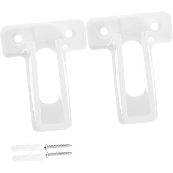 Shelf End Bracket Wire Shelf End Brackets Wall Mount for Closets Simple Assembly Secure Support