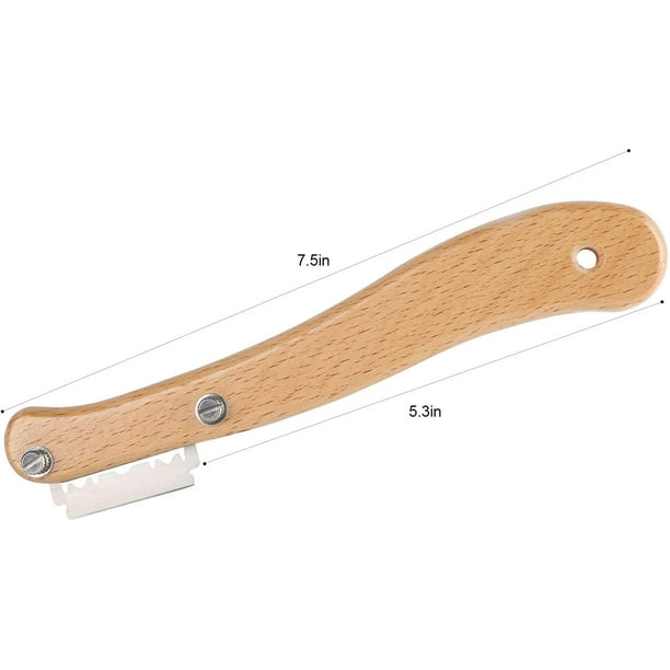 Bread Lame Wooden Handle Bread Roll Dough Scoring Knife for Bread