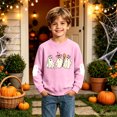 thumbnail image 6 of Futezty Boys Girls Halloween Shirts Kids Ghost Graphic Tees Raglan Long Sleeve T-Shirt 2T-7T, 6 of 7