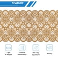 thumbnail image 4 of Lace Ribbon 5 Yards 7 Inch Lace Flower Trim for Craft Headbands Wedding Light Brown, 4 of 5