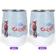 thumbnail image 2 of Hello Winter Sphynx Smiling in Red Scarf Hat Welcome Christmas 12oz Stainless Steel Wine Tumbler Insulated Cup with Lid Cat Lover Kitten Owner Gifts Idea - 00017, 2 of 5
