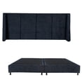 thumbnail image 1 of Box Base Cama King Size + Cabecera Milan Azul, 1 of 8