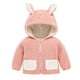 thumbnail image 1 of Abrigo De Invierno Para Niños Pequeños, Chaquetas Para Niños Y Niñas, Abrigo Cálido Para Bebés Recién Nacidos, Prendas De Vestir De Punto, Mono Con Capucha Rosa Odeerbi LM103-388, 1 of 5