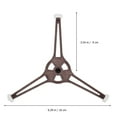 thumbnail image 4 of KAKOWELY 3PCS Microwave Turntable Ring Triangle Microwave Oven Tray Support Holder Rack,6.3X"X6.3"X0.59", 4 of 4