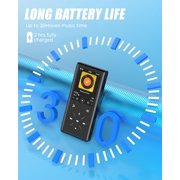 96GB Bluetooth MP3 Player - 2.4 Screen Portable HiFi Mp3 MP4 Player with Built-in Speaker,Walkmen Music Player with Voice Recorder,FM Radio,Touch Buttons Study Player,Support up to 256GB SD Card
