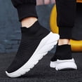 thumbnail image 4 of Men'S Casual Sports Shoes That Are Comfortable, Lightweight, Designed to Be Worn with Knitted Socks And Suitable for Jogging; Breathable And Stylish Running Shoes, 4 of 9