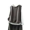 thumbnail image 1 of RXMEKW White Coat Women, Solid-Color Knitted Loose Versatile Coat, 1 of 5