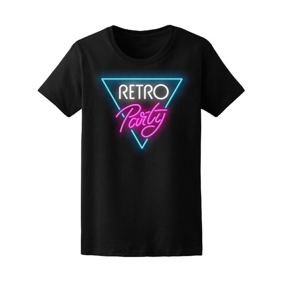 Retro Party Graphic T-Shirt Women -Image by Shutterstock, Female Large