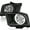 Black Housing Clear Lens, variant on Spec-D Tuning Black Smoke Headlights w/ LED Angel Eyes Compatible with 2005-2009 Ford Mustang, Left + Right Pair Headlamps Assembly