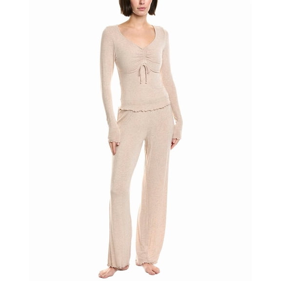 Honeydew womens 2pc Dreamland Pajama Set, XL, Brown