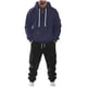 thumbnail image 2 of Ceisia Gift Men Casual Hooded Sports Print Long Sleeve Jogger Athletic Lounge Two Piece Tracksuit, 2 of 9