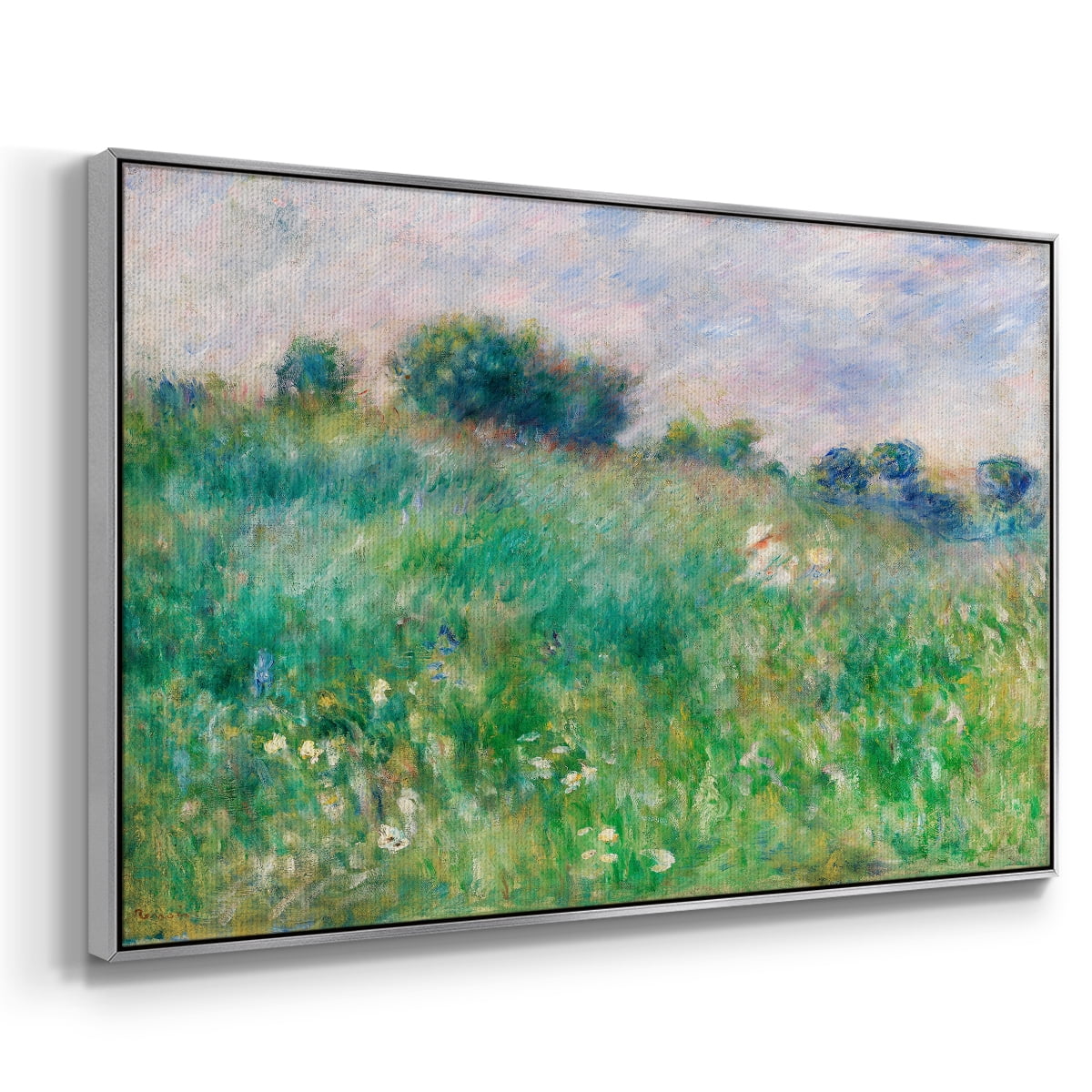 Vintage Landscape-XXIX By Wexford Home Framed in Silver Wood Gallery Wrapped Canvas 17 in. x 25 in.