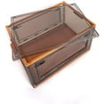 thumbnail image 4 of Quality Home Easy Tidy Stackable Side Opening Collapsible Storage Box Sets, 4 of 6