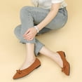 thumbnail image 4 of Northblanc Womens Flats Pointed Toe Dressy Ballet Flat Shoes with Bow Knit Comfortable Business Office Work, 4 of 8