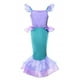 thumbnail image 1 of Disfraz de princesa sirena JerrisApparel para niñas 2T morado con accesorios, 1 of 2