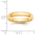 thumbnail image 6 of Primal Gold 14 Karat Yellow Gold 4mm Beveled Edge Comfort Fit Band Size 14, 6 of 8