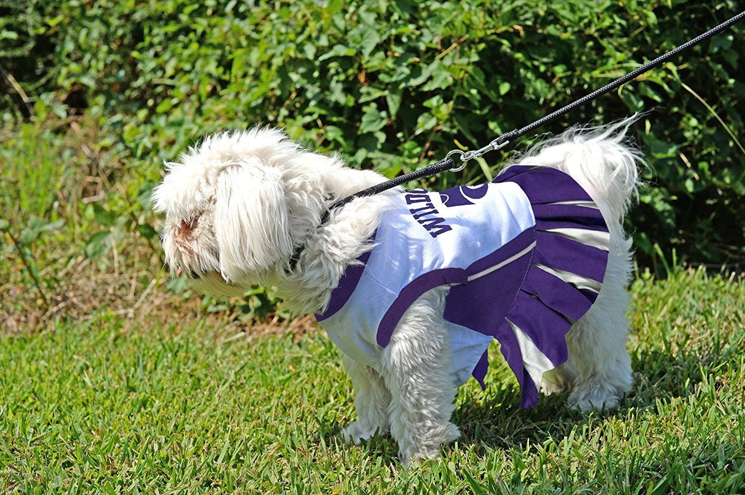 Pets First NFL Kansas City Chiefs Cheerleader Outfit, 3 Sizes Pet