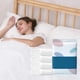 thumbnail image 1 of Juego de ropa de cama desechable de viaje de 4 piezas | Sábanas y funda nórdica para hotel | Funda de cama portátil de tela no tejida con sábana ajustable y 2 fundas de almohada para camping y pern, 1 of 6
