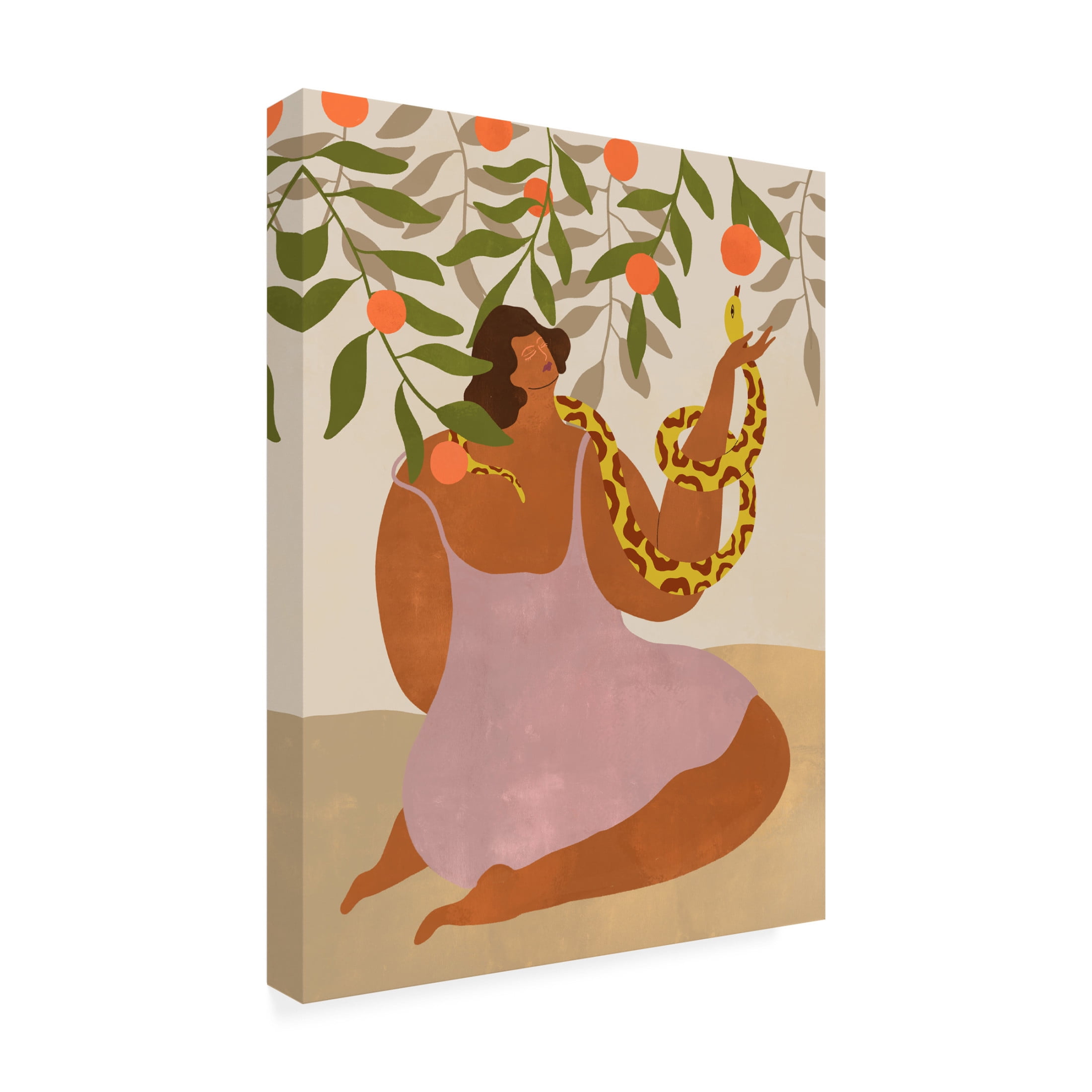 Trademark Fine Art Arty Guava  Smell the Orange Canvas Wall Art