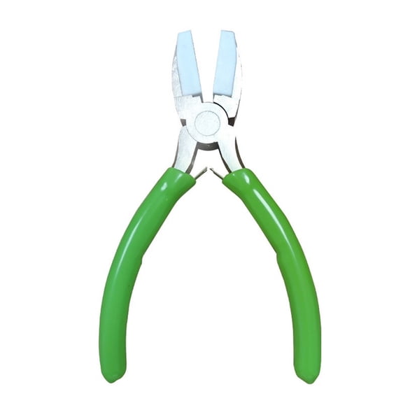 Nylon Jaw Pliers Steel Flat Nose Plier for Jewelry Bending Beading Pliers Polishing Handmade Jewelry Making Craft Tools