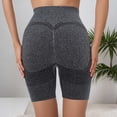 thumbnail image 6 of Arlun Women's Leggings 3D Anti-Cellulite High-Waist Sculpting Push-Up Yoga Fitness Workout Pants Solid Color Casual Peach-Shaped Design Comfy Sports Bottoms Dark Gray XL, 6 of 7