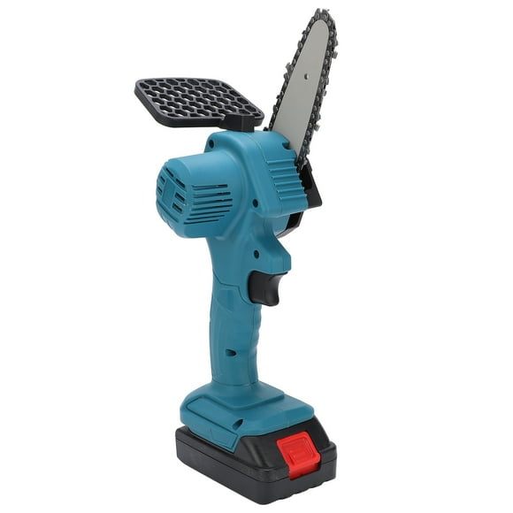 Mini Chainsaw Cordless, 4-Inch Portable Battery Powered Chain Saws, One-Hand Operated Electric Small Chainsaw With 2 Batteries And For Tree Trimming And Branch Wood Cutting