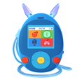 thumbnail image 1 of Reproductor MP3 BluKasa 64GB con Bluetooth para niños con accesorios, 1 of 6