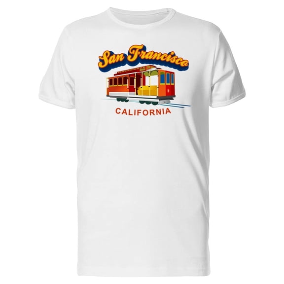 San Francisco Californa Train Tee Men's -Image by Shutterstock