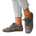 thumbnail image 5 of Willtoo Women's Retro Platform Sneakers Cute Running Shoes Rounde ToeThick Sole Casual Walking Shoes Lace Up Breathable Classic Trainers Shoes, 5 of 5