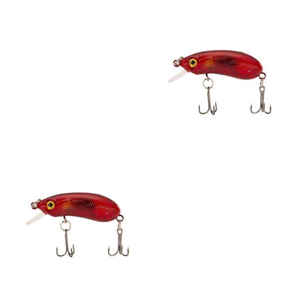 Yuarrent Mini señuelos de pesca de 5cm en forma de rata, boca deformada, Control preciso, ABS, forma aerodinámica, Reduce la resistencia al viento, cebo tipo 5 2piezas Yuarrent CBP204217