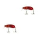 thumbnail image 3 of Wosthever Mini señuelos de pesca de 5cm en forma de rata, boca deformada, Control preciso, ABS, forma aerodinámica, Reduce la resistencia al viento, cebo tipo 5 2piezas Wosthever CBP204217, 3 of 5