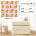thumbnail image 6 of Yayeee 6 Pack Kitchen Dishcloths for Washing Dishes Soft Absorbent Microfiber Towels, Cute Oranges, 6 of 9