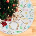 thumbnail image 3 of FMSHPON Happy Easter Day Eggs Xmas Christmas Tree Skirt Stand Mat for Holiday Party Decoration Indoor Outdoor 48 inches, 3 of 6