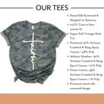thumbnail image 3 of Love in Faith | Faith Cross Short Sleeve | Christian T-Shirts for Women | Vintage Camo | Large, 3 of 7