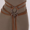 thumbnail image 3 of TIELUTT Ceinture Tissée avec Boucle Anneau et Pompon, 3 of 3
