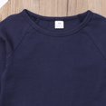 thumbnail image 3 of Newborn Baby Clothes Set Long Sleeve Solid Color Pajamas Set Cotton Outfit Nightwear, 3 of 7