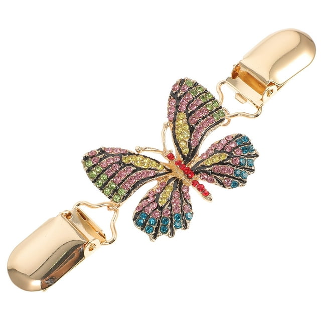 BEADCEST Accesorio De Clip Suéter Retro Dorado Para Chal Y Cardigan Durable