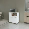 thumbnail image 4 of We Have Furniture Bethesda Kitchen Cart, Kitchen, White, 4 of 7