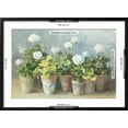 thumbnail image 5 of Art.com White Geraniums Art Print by Danhui Nai, Black Frame Wall Art, 29" x 21", 5 of 5