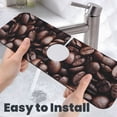 thumbnail image 6 of Sikiie Coffee Bean Splash Guard for Sink Faucet-1 PC Super Absorbent Fast Drying Mat Sink Gadgets-Splash Guard for Kitchen, Sink Mat, 6 of 7