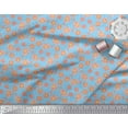 thumbnail image 3 of Soimoi Poly Georgette Fabric Leaves & Dahlia Floral Printed Craft Fabric by the Yard 52 Inch Wide, 3 of 3