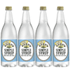 Rose’s Simple Syrup 4 Pack 1 Liter Bottle, | Perfect for Cocktails, Beverages, and Mixers
